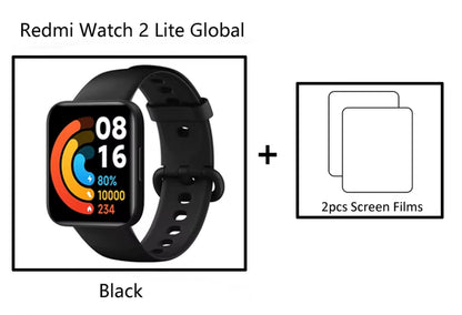 Redmi Watch 2 Lite Smart Watch Bluetooth Mi Band 1.55Inch HD GPS Blood Oxygen Sport Bracelet Smartwatch